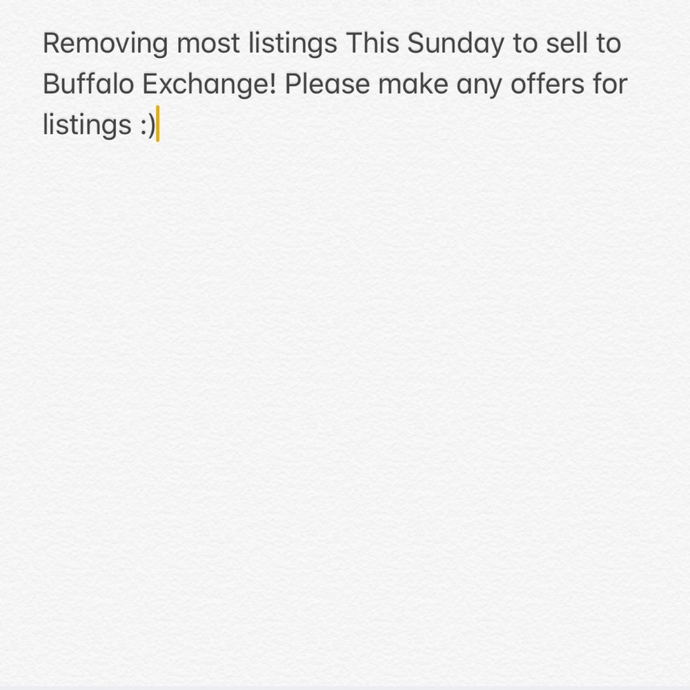 EVERYTHING MUST GO!
